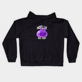 Noelle On Top - Bedwars Design (White) Kids Hoodie